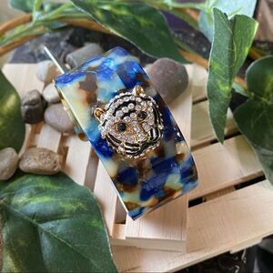 Amrita Singh Austrian Crystal & Resin Tiger Cuff